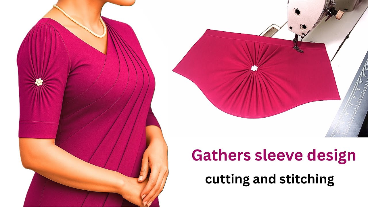 सबसे अलग और आसान | Trending Sleeve Design Cutting & Stitching | बाजू डिजाइन 2025 | आस्तीन डिजाइन