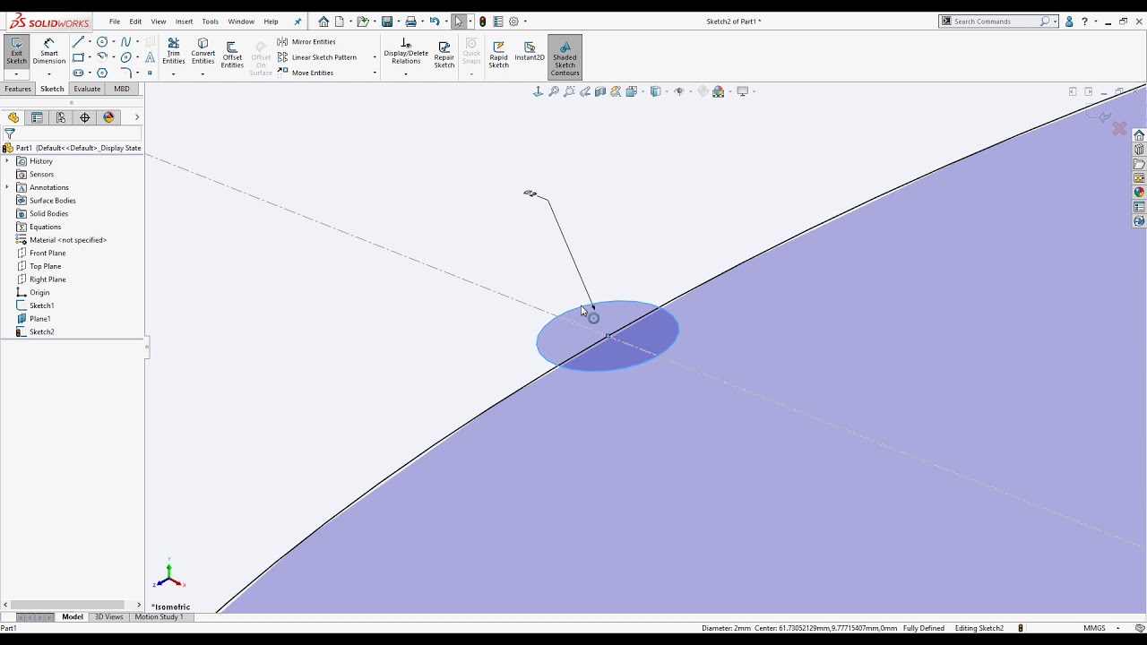 How to create a sheet metal lobster back in SOLIDWORKS (tutorial)