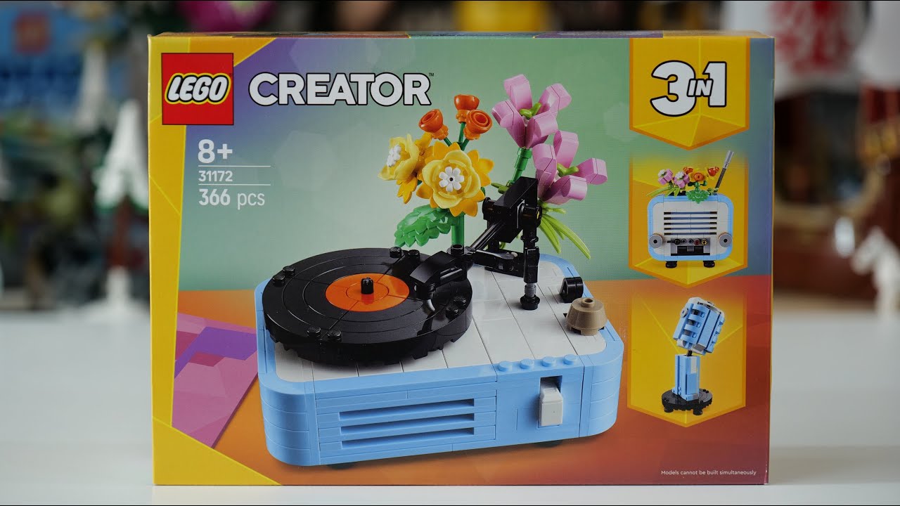LEGO Creator 31172 Record Player with Flowers - LEGO Speed Build Review