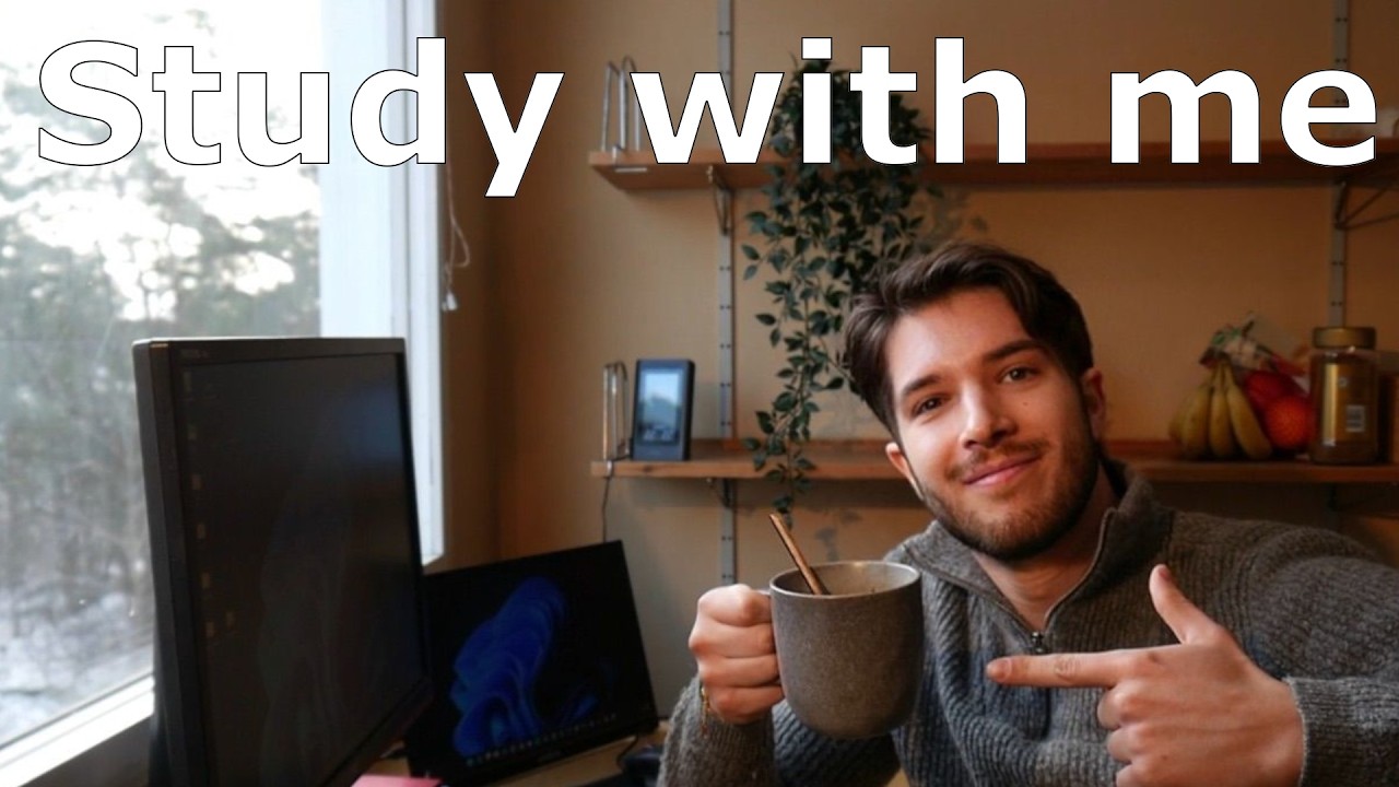 [LIVE🔴] STUDY WITH ME (3h) Cozy Stream in Sweden📚🫡