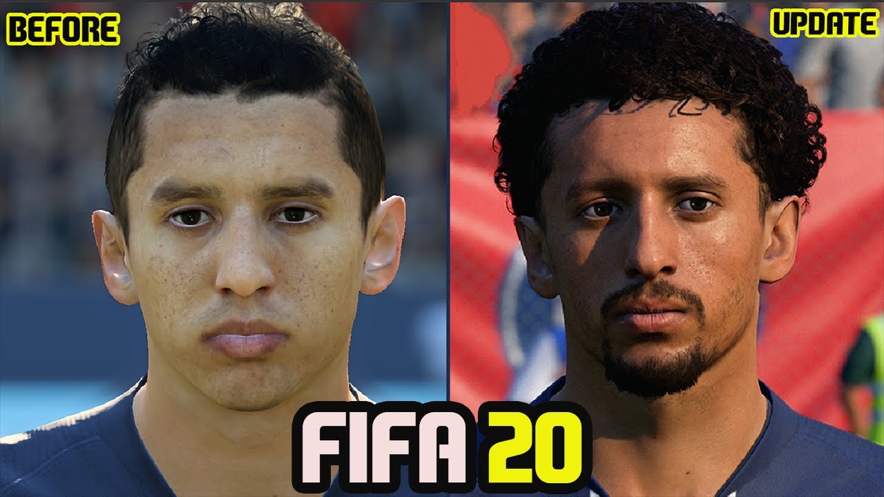 FIFA 20 | PSG PLAYERS BEFORE AND UPDATE FACE COMPARISON