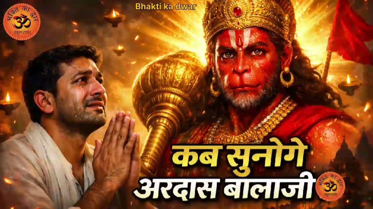 कब सुनोगे अरदास बालाजी 🙏 | लगन लगी दर्शन की | Balaji Bhajan | Mehandipur Hanuman Ji Song