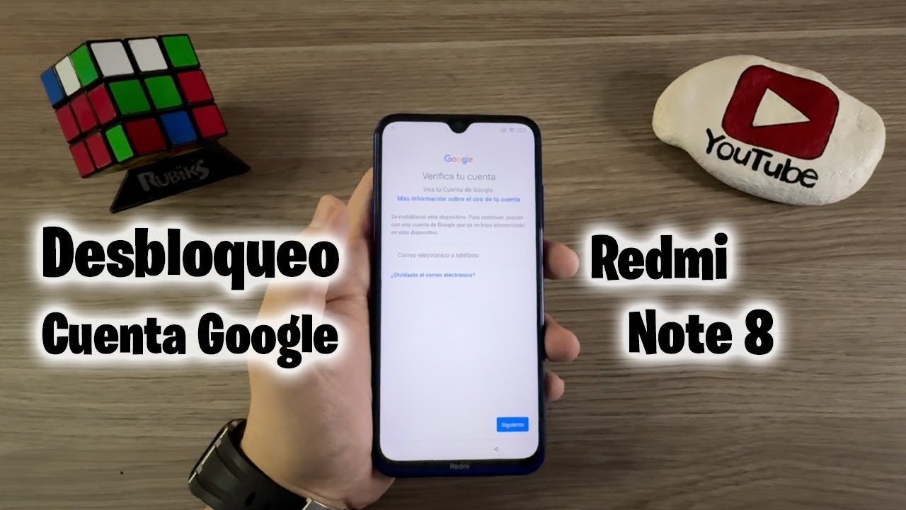 COMO QUITAR BLOQUEO DE CUENTA GOOGLE *Redmi Note 8* Muy rápido