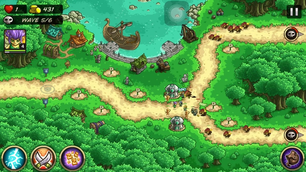 Kingdom Rush Origins / Catha / Gray Ravens (Heroic Challenge)