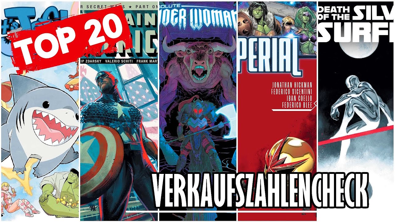 Imperial & co zahlen sich aus - Marvels große Titeloffensive - Verkaufszahlencheck Juni 2025!