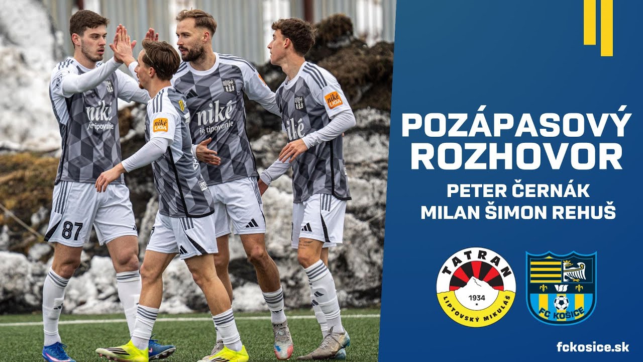 Tréner Peter Černák a dvojgólový strelec Milan Šimon Rehuš zhodnotili 3. prípravný zápas v Mikuláši