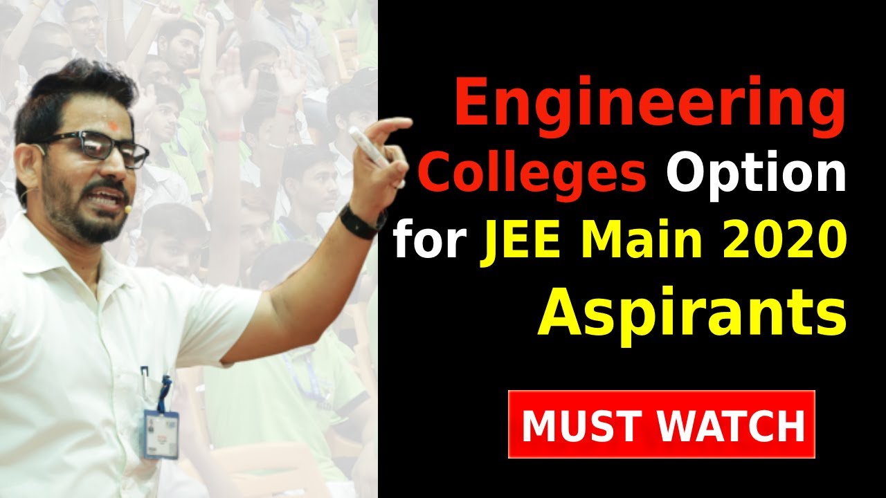 JEE Main 2020 Career Counselling Session | JEE Main April Registration Process | College Options
