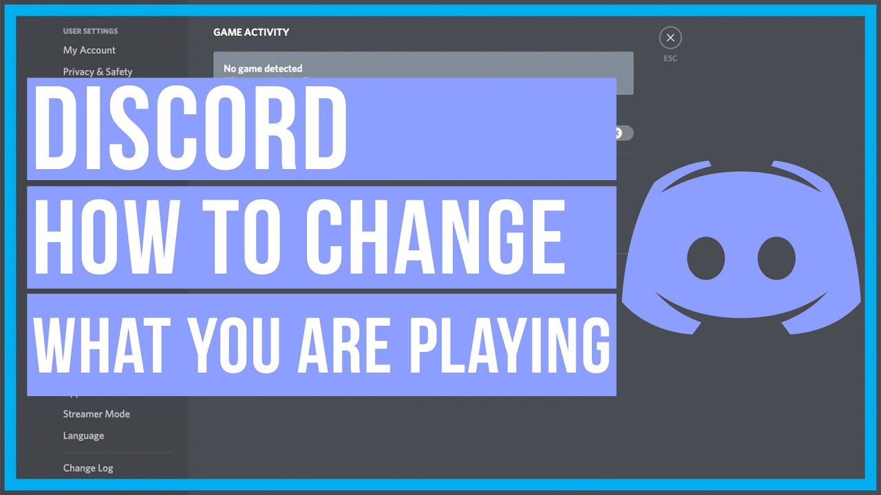 Discord - How to Set A Custom Playing Status On Discord