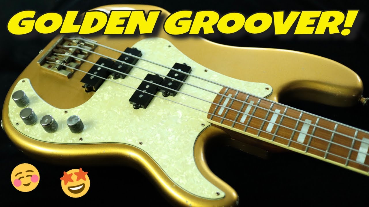 The Golden Groover Bass – Custom Rock / Groove / Blues / Jazz Machine!