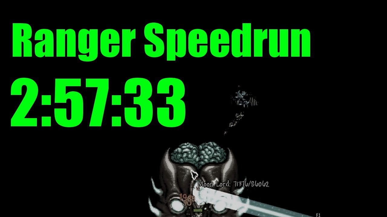 Range only MoonLord speedrun 2:57:33 [Master, Hardcore]