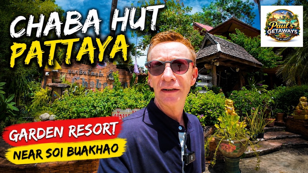 Chaba Hut Resort Pattaya 🇹🇭 Hidden Garden Oasis Near Soi Buakhao 🌴