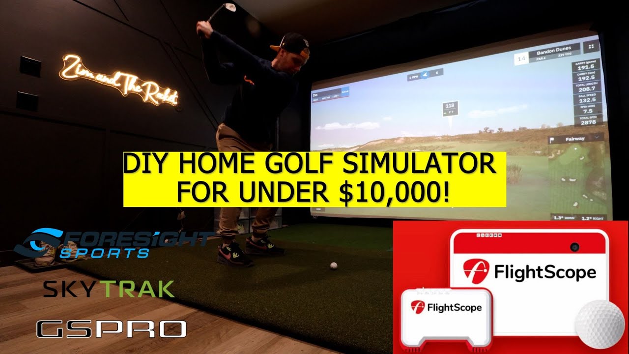 How to Build your own Golf Simulator for under $10K