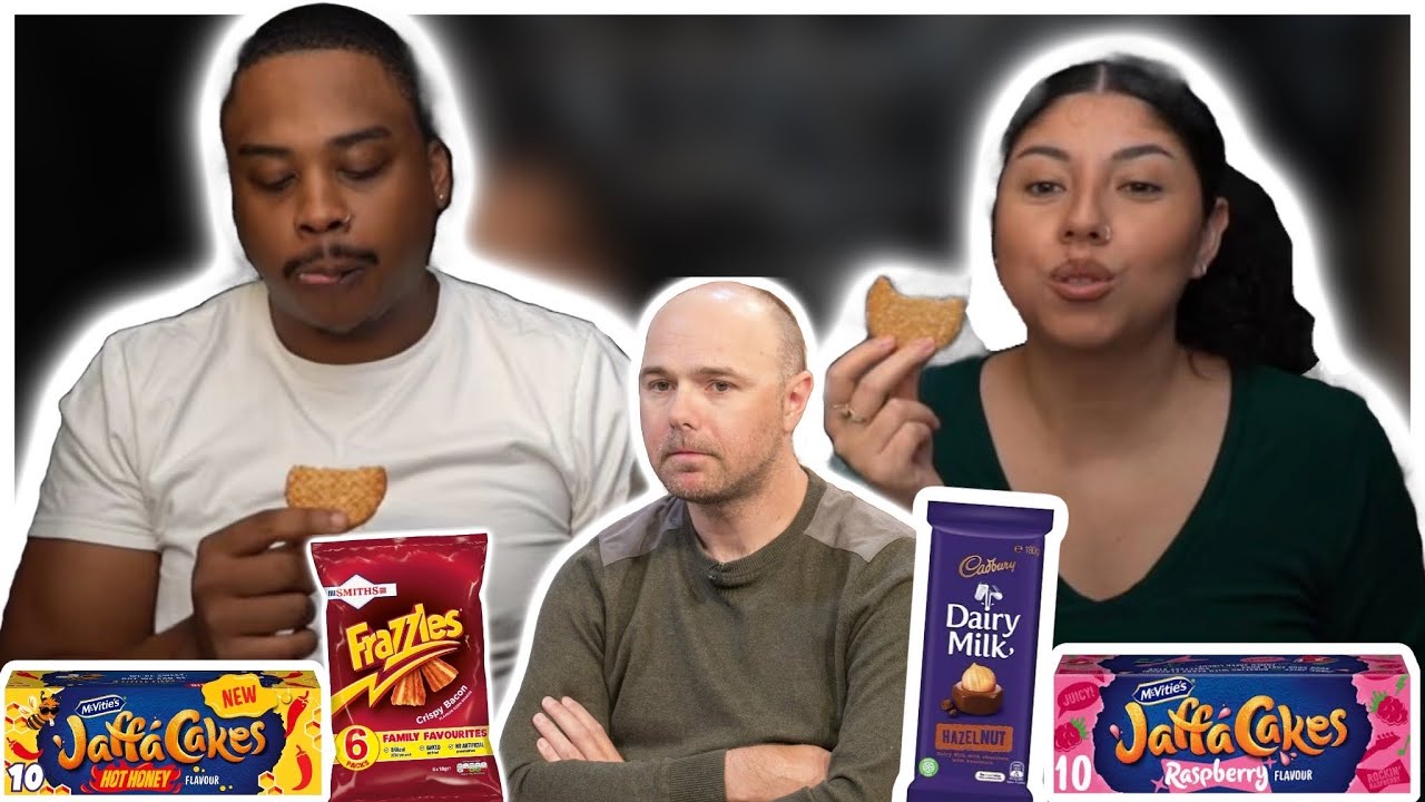 TRYING UK SNACKS KARL TRIED FROM AN IDIOT ABROAD
