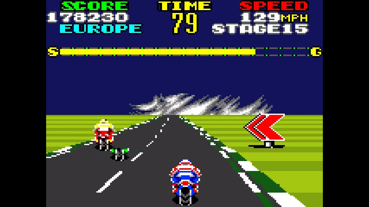 GP Rider (Game Gear) - Expert mode clear