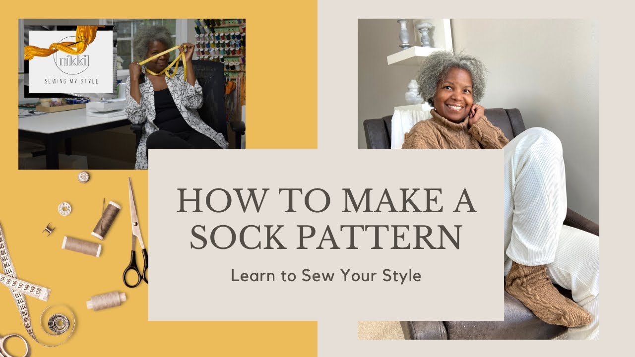 DIY How to Make a Sock Pattern