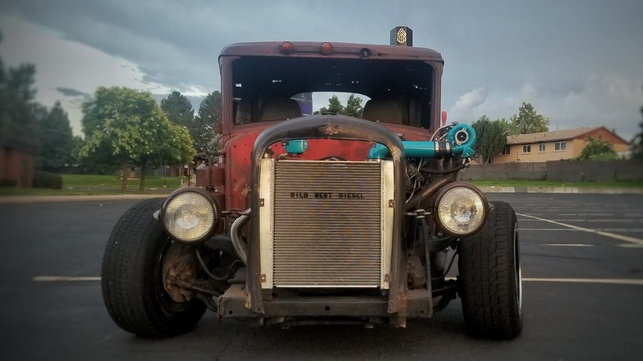 Diesel Rat Rod cold start - Isuzu C223