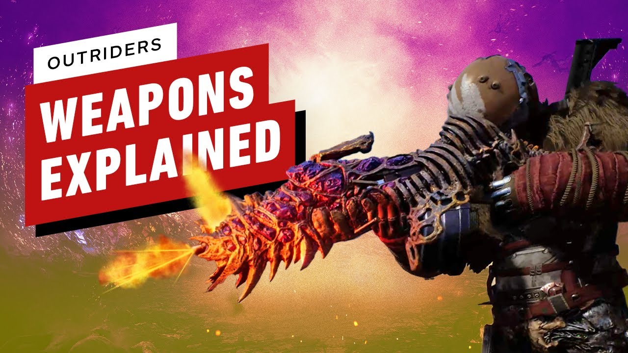 Outriders: Weapons Explained by Developers