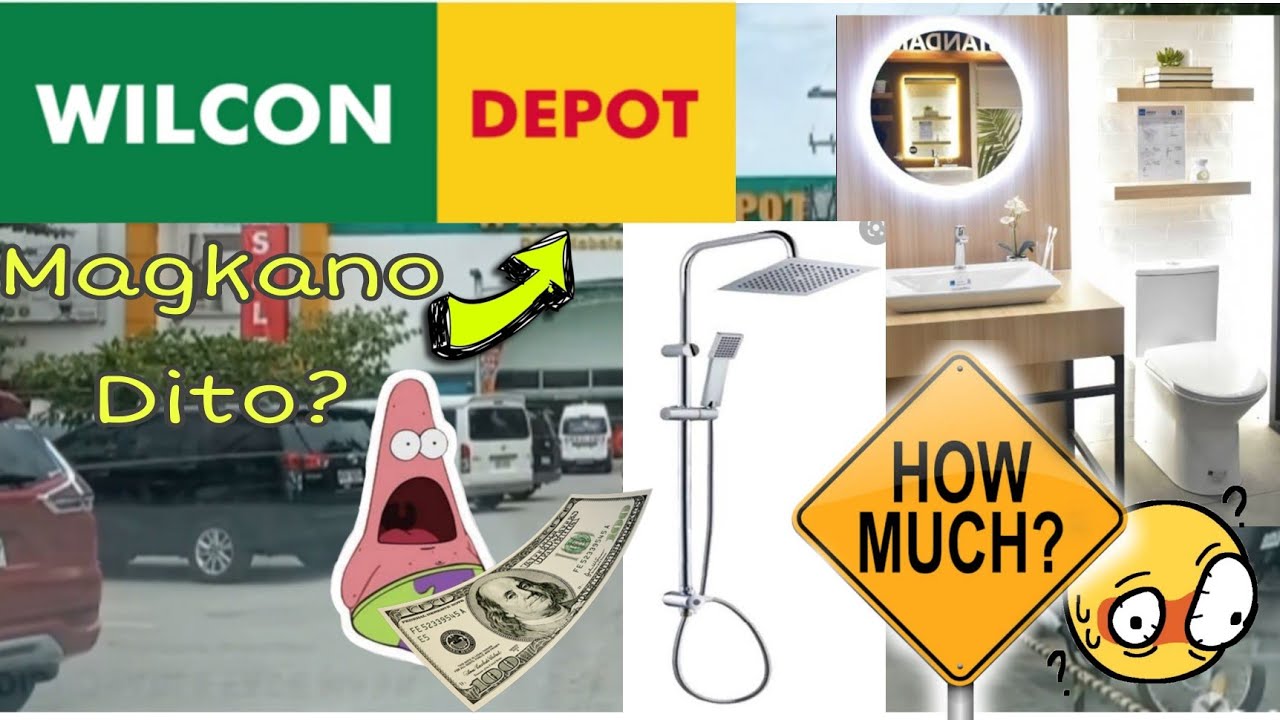 Magkano ang mga LAVATORY, TOILET BOWL at iba pa sa Wilcon Depot || Part 1