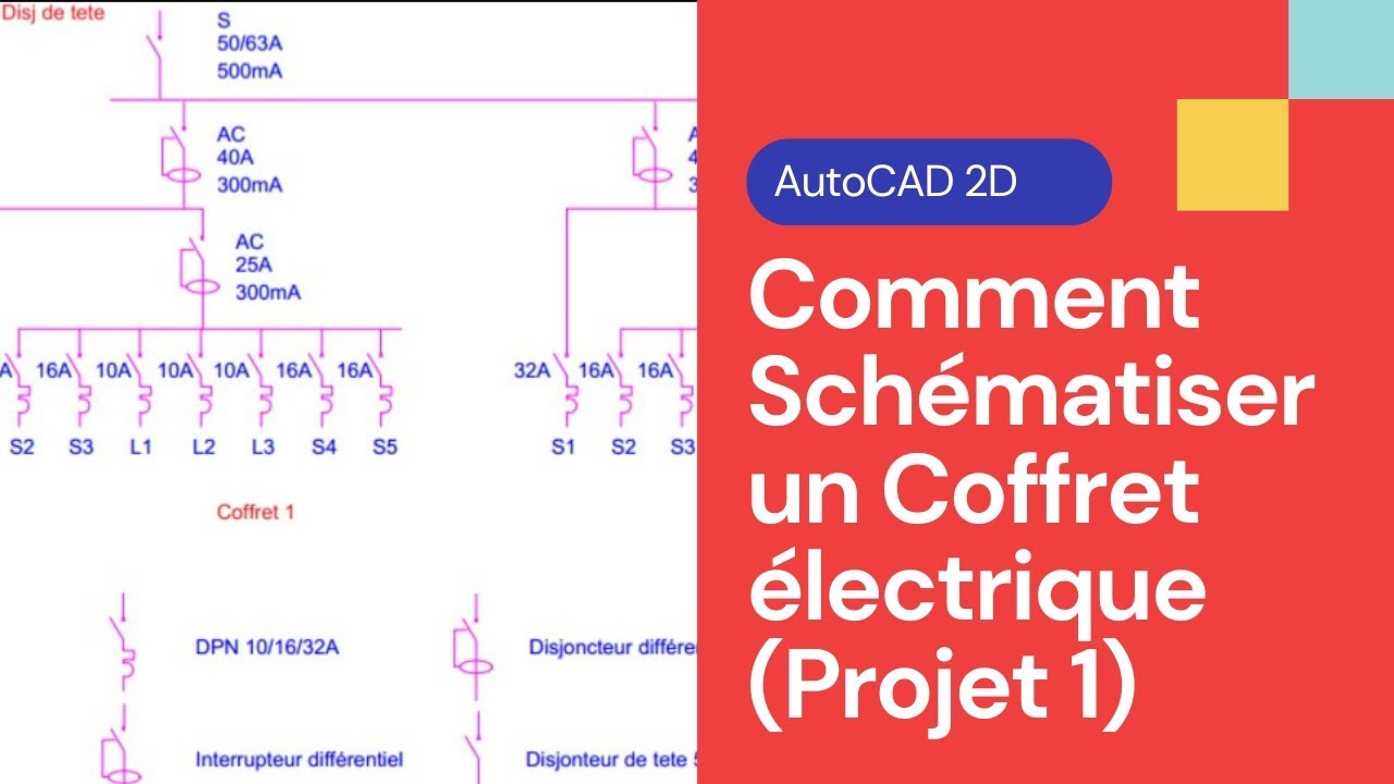 Projet 1.3 | Comment Dessiner le Coffret Électrique sur AutoCAD
