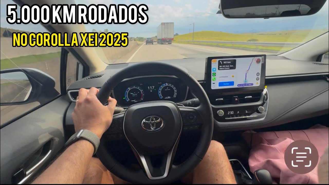 5.000 KM NO COROLLA XEI 2025! OPINIÃO DO DONO! 
