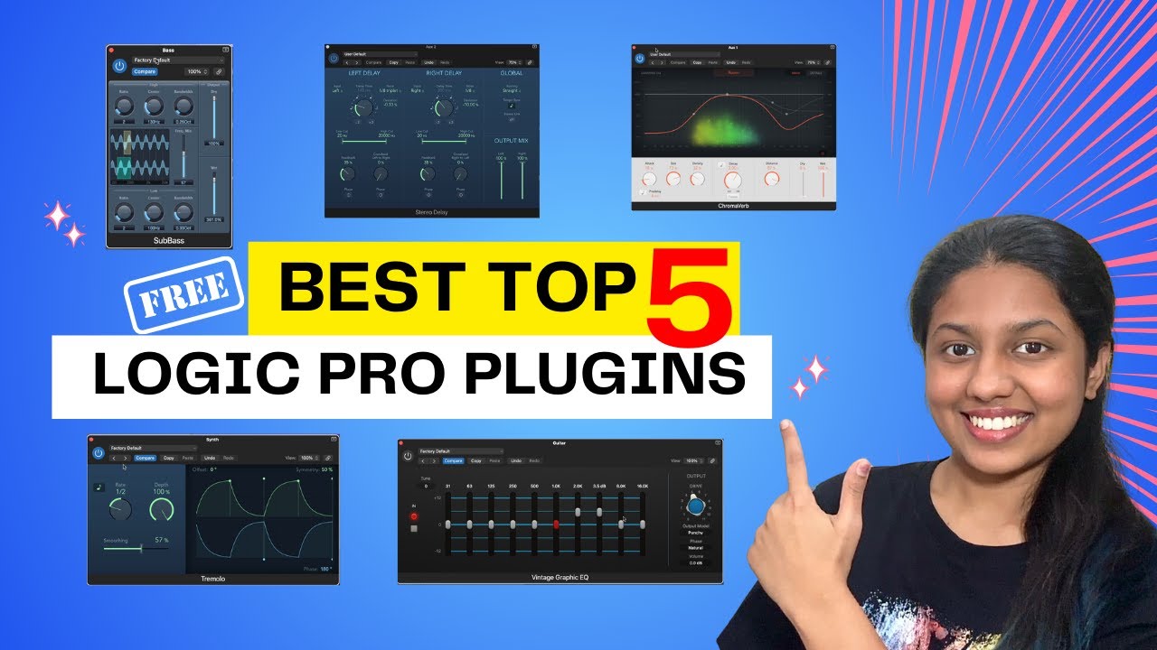 Logic Pro's BEST FREE Mixing Plugins: MY TOP 5