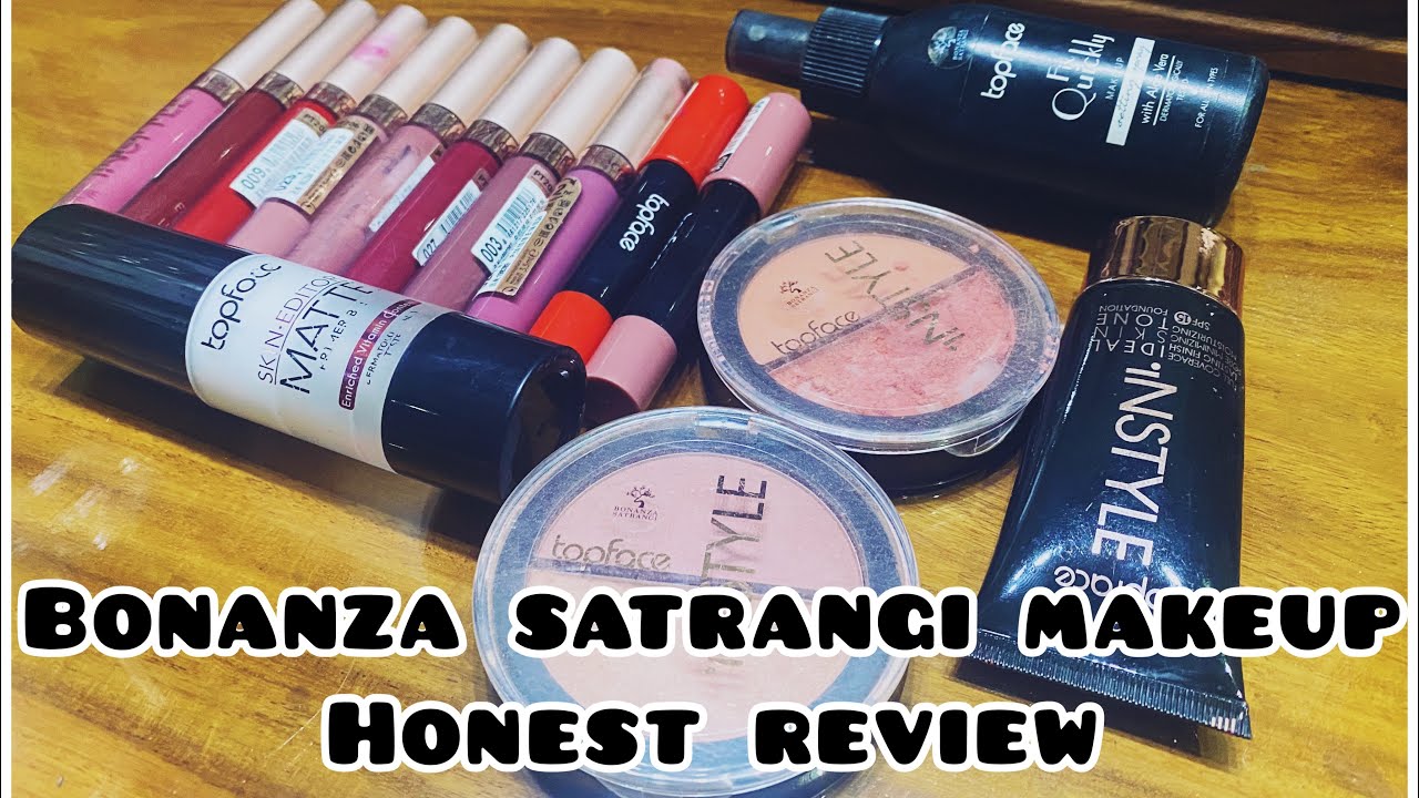 Bonanza Satrangi Makeup products honest review @bonanza-satrangi #bonanzasatrangi #makeupreview