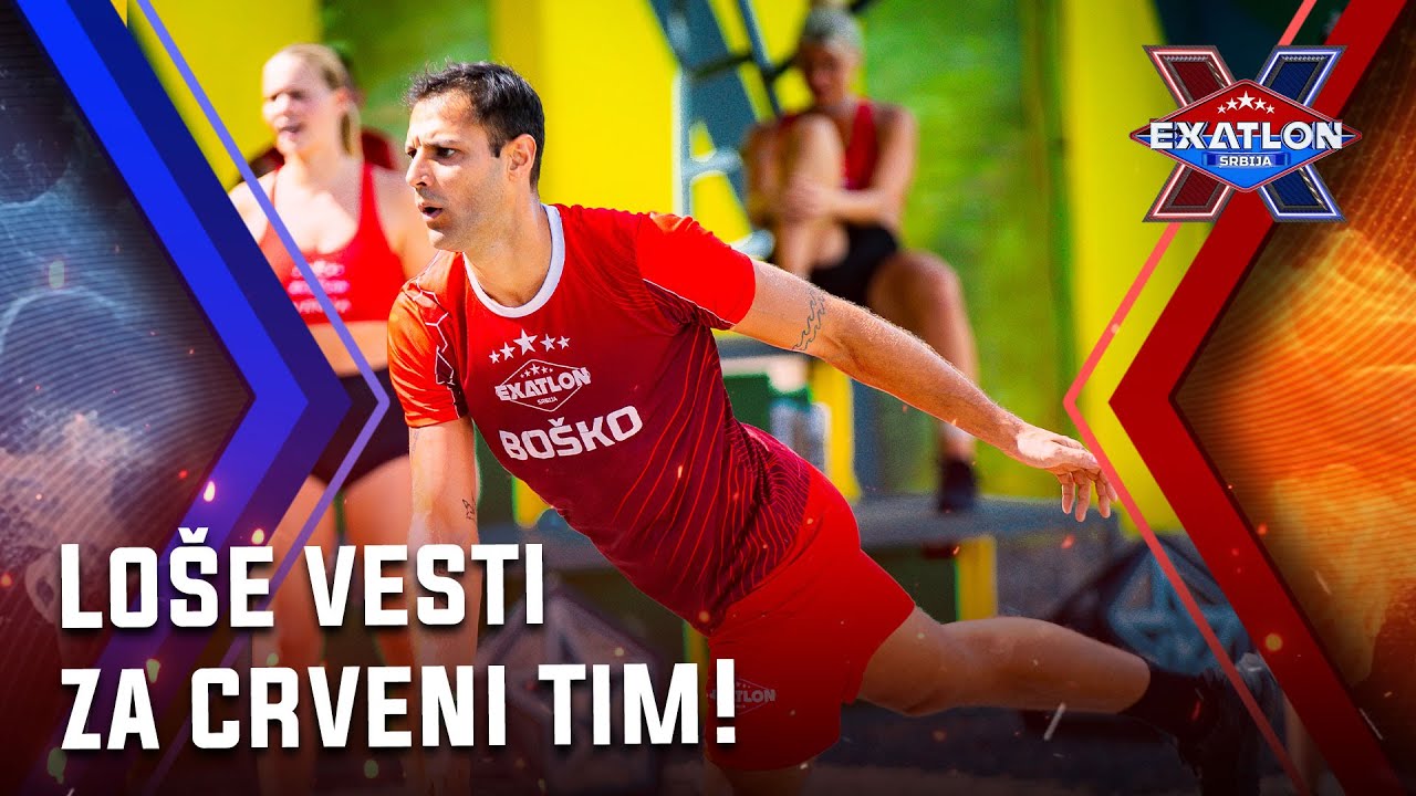 Exatlon Srbija: Epizoda 14 | Loše vesti za crveni tim! Kome će u timu Aleksa dodeliti -5 pobeda!