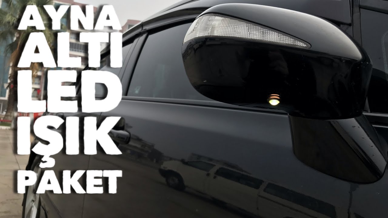 Tüm Detaylarıyla Ayna Altı Led (kartalgöz) Montajı