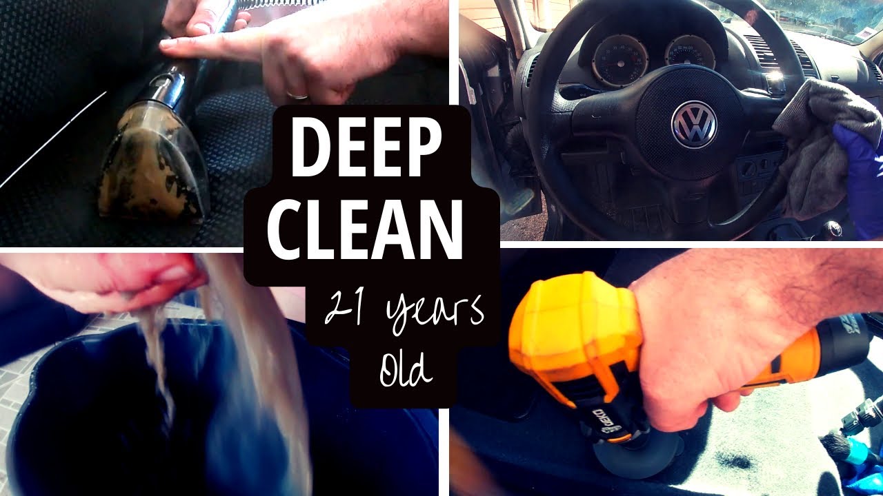 21-летний VW Polo Interior DEEP CLEAN - Автодетейлинг