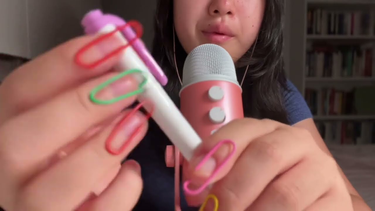 ASMR Triggers in the colors of the rainbow 🌈!!!(brushing, plucking, spoons…)