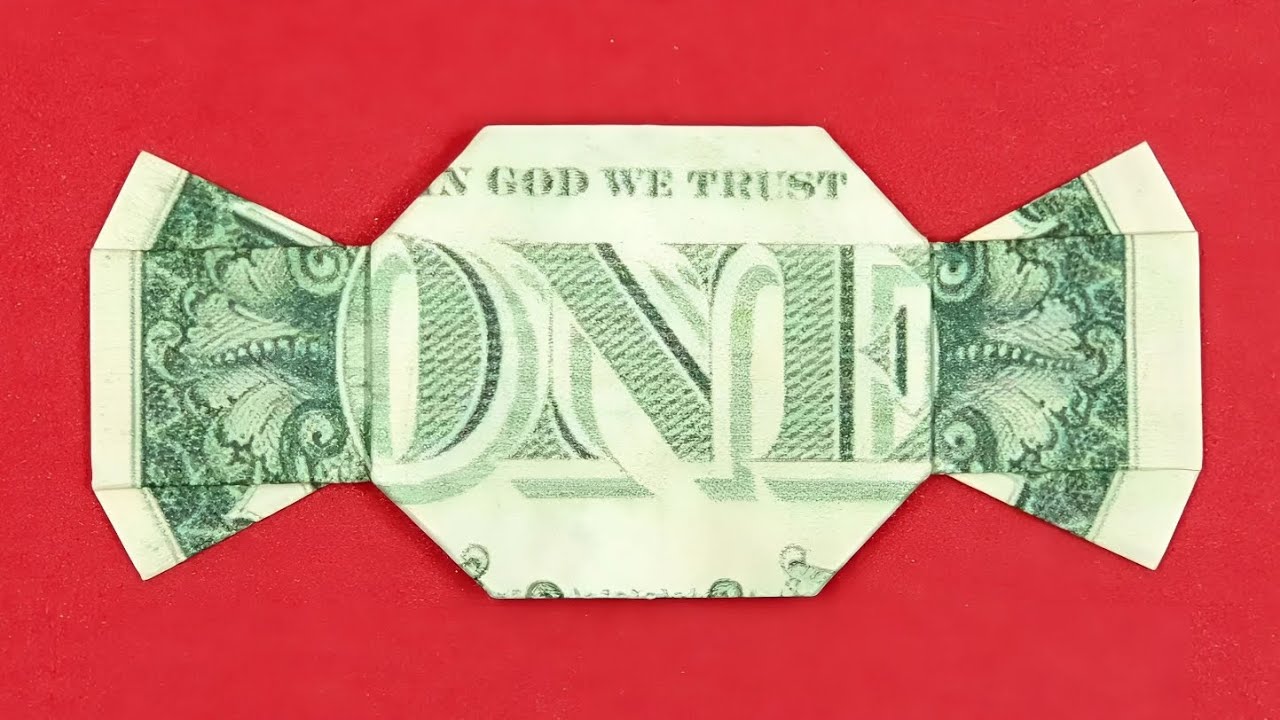 How to fold | Dollar Origami Candy | Money Origami