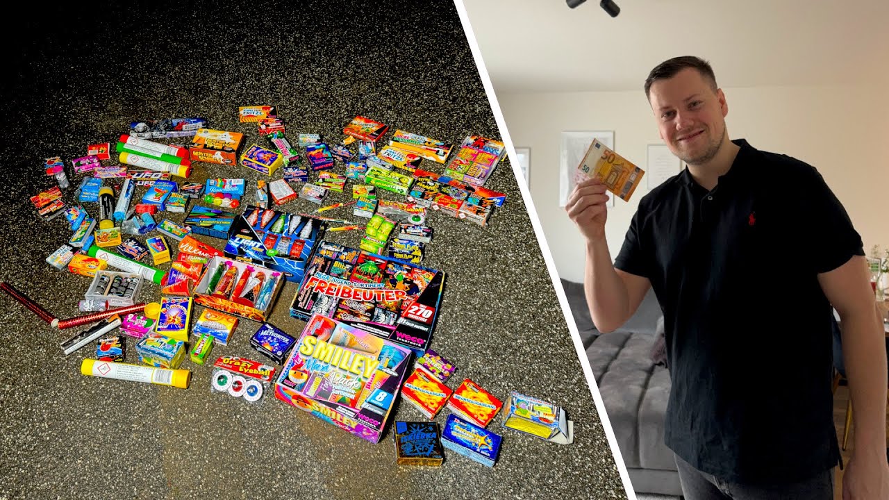 F1 Feuerwerk Einkaufstour + Anzünden 🔥7 Tage bis Silvester !!!
