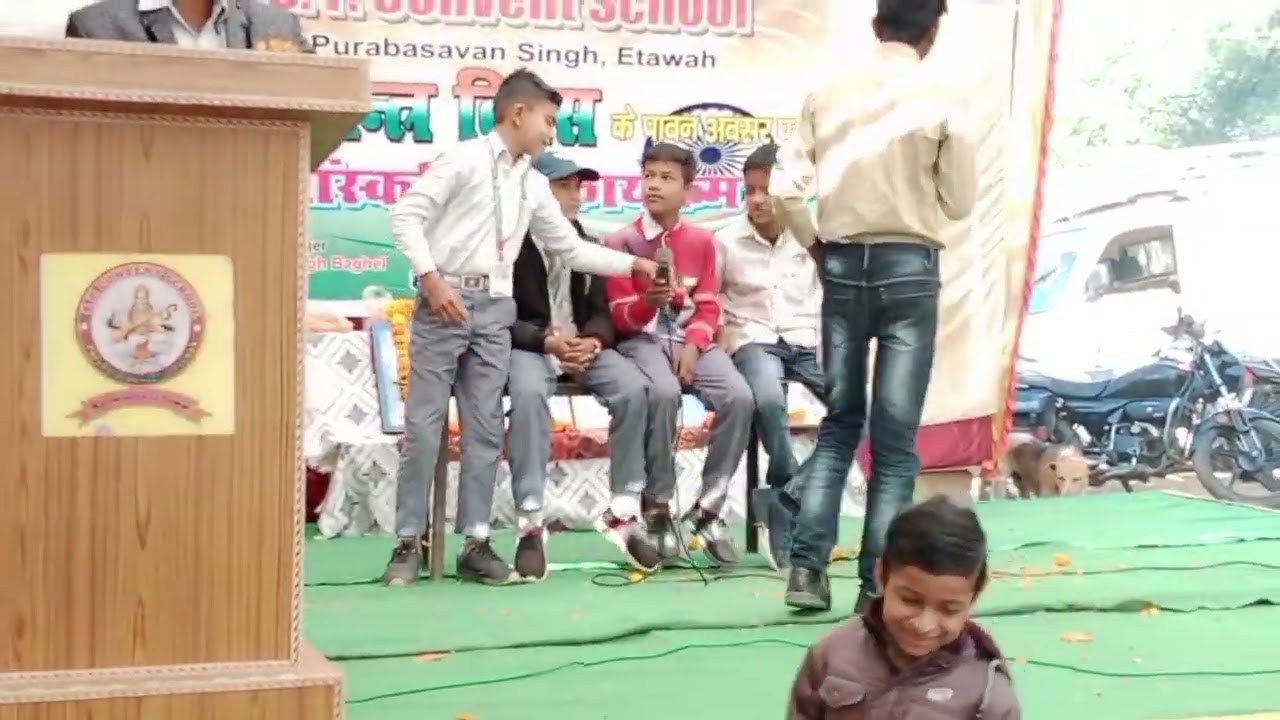 Student and Teacher Drama in S.P. Convent school Pura basavan singh Etawah