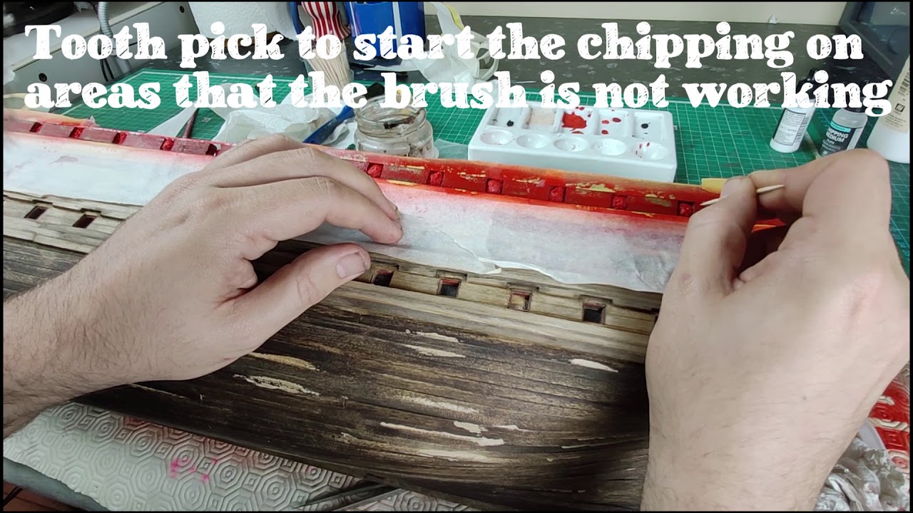 Santisima Trinidad - Part 16 - Paint chipping effects on hull