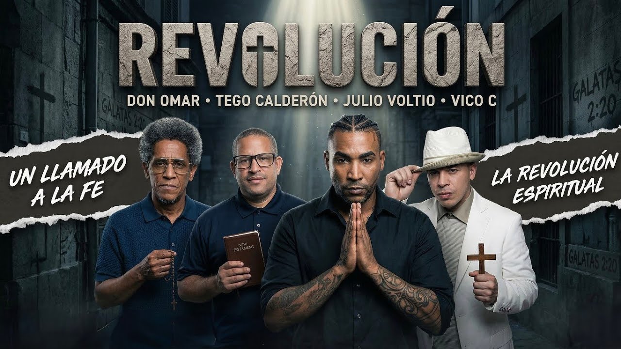 Don Omar ft. Tego Calderón, Vico C & Julio Ramos 'Voltio' - REVOLUCION (2026) Concept Rap Cristiano