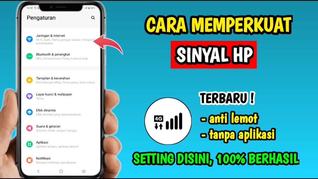 Cara Mengatasi Jaringan Lemot | Cara Memperkuat Sinyal HP