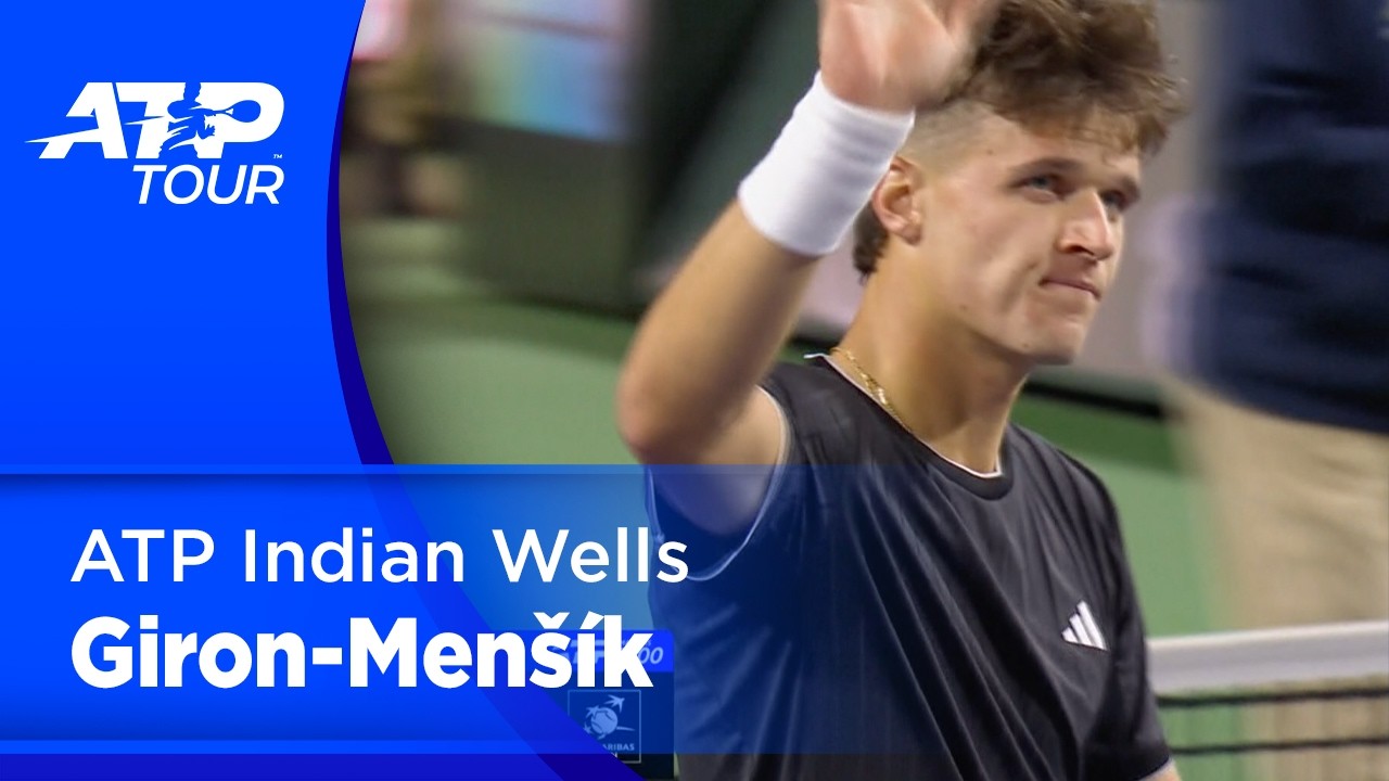 ATP Indian Walles: Marcos Giron (USA) - Jakub Menšík (CZE)