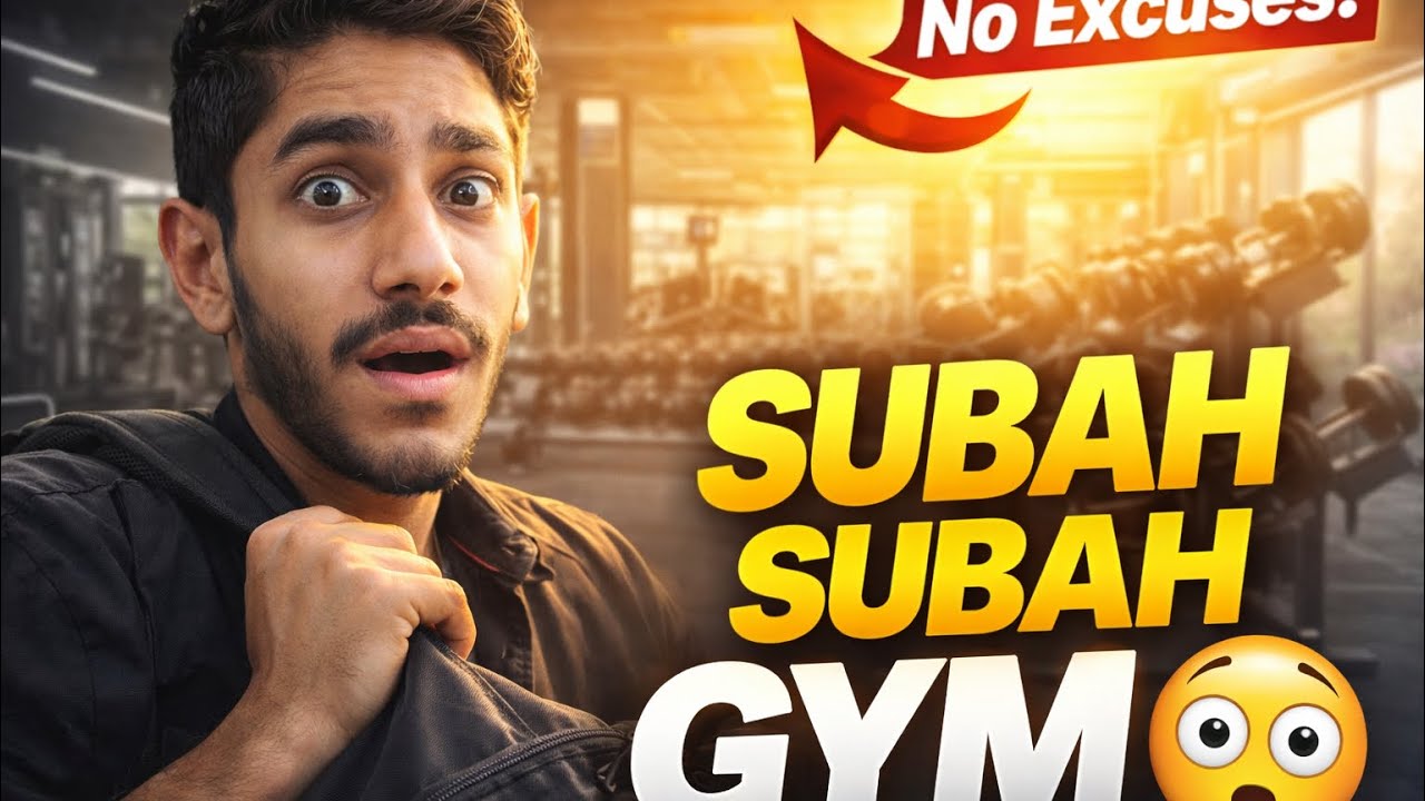 Subah Jaldi Uthkar Seedha Gym 💪 | Aaj Ka Discipline Test