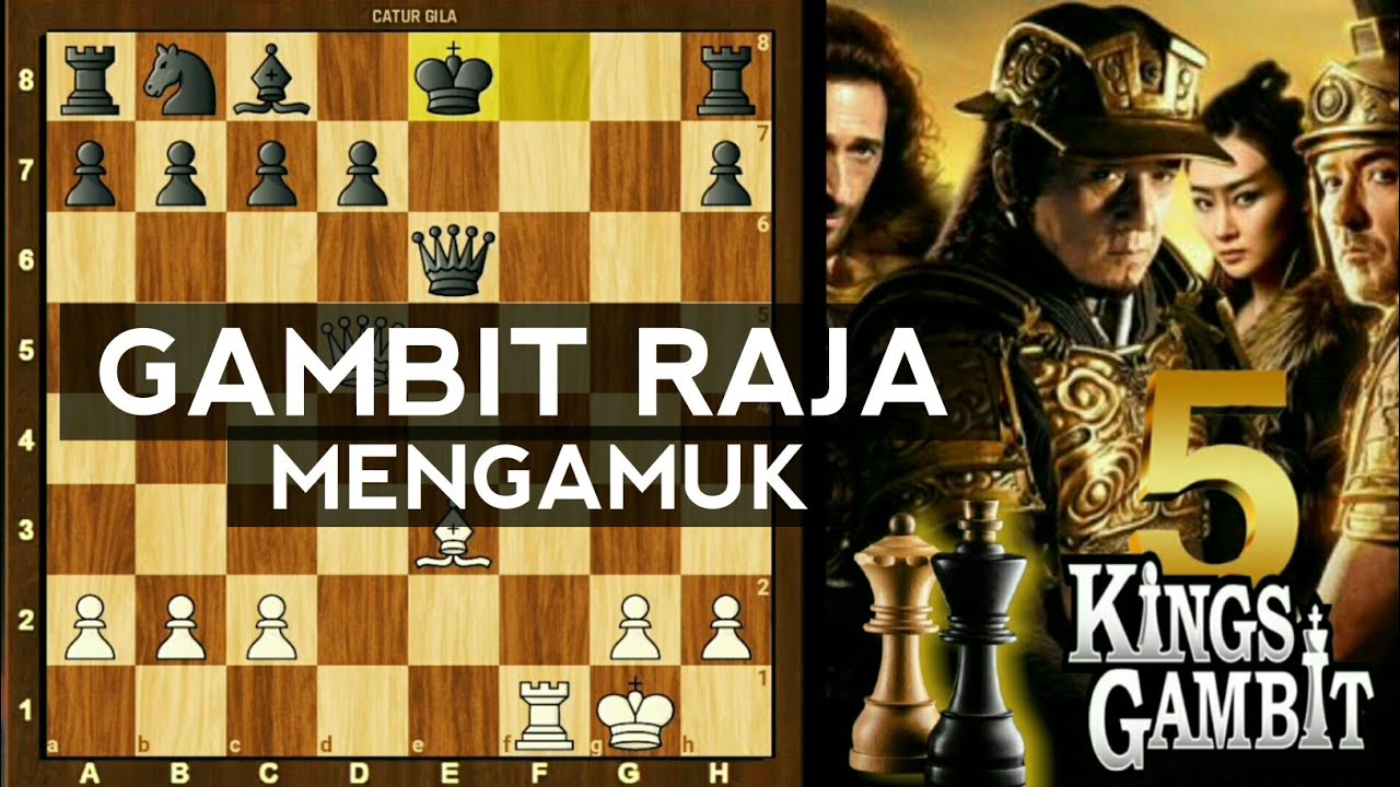 Jebakan Catur Mematikan Putih | Gambit Raja 5 Varian