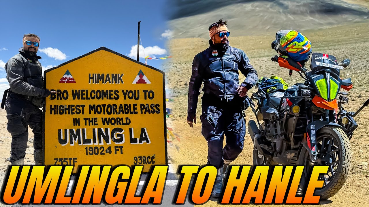UMLINGLA TO HANLE RETURN JOURNEY |NURBULA TOP হয়ে আমরা একটানা বাইক চালিয়ে হানলে ফিরলাম