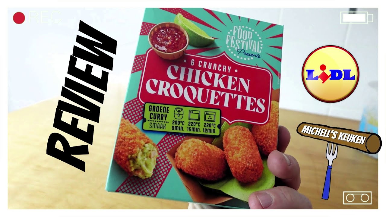 CHICKEN CROQUETTES (Kipkroketten met Green Curry smaak) van Lidl | Review | Michell's Keuken