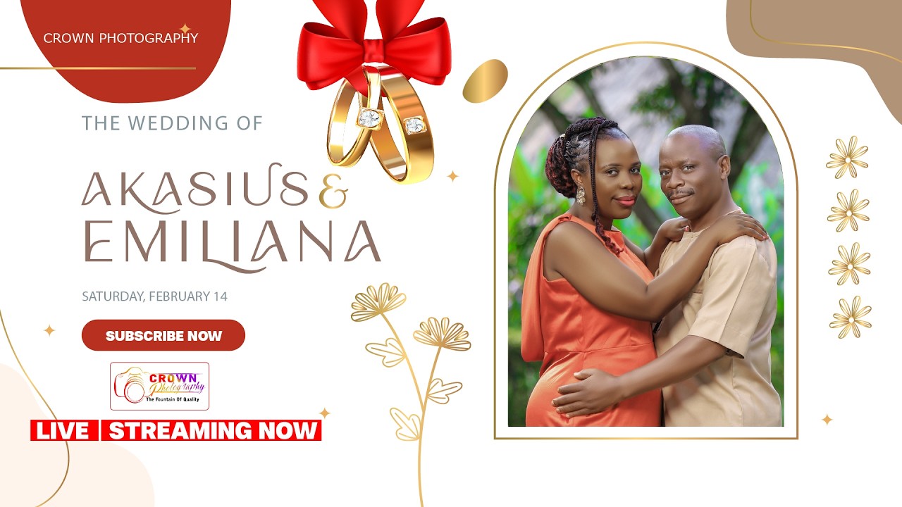 AKASIUS WEDS EMILIANA - BUJUMBURA CATHEDERAL💍