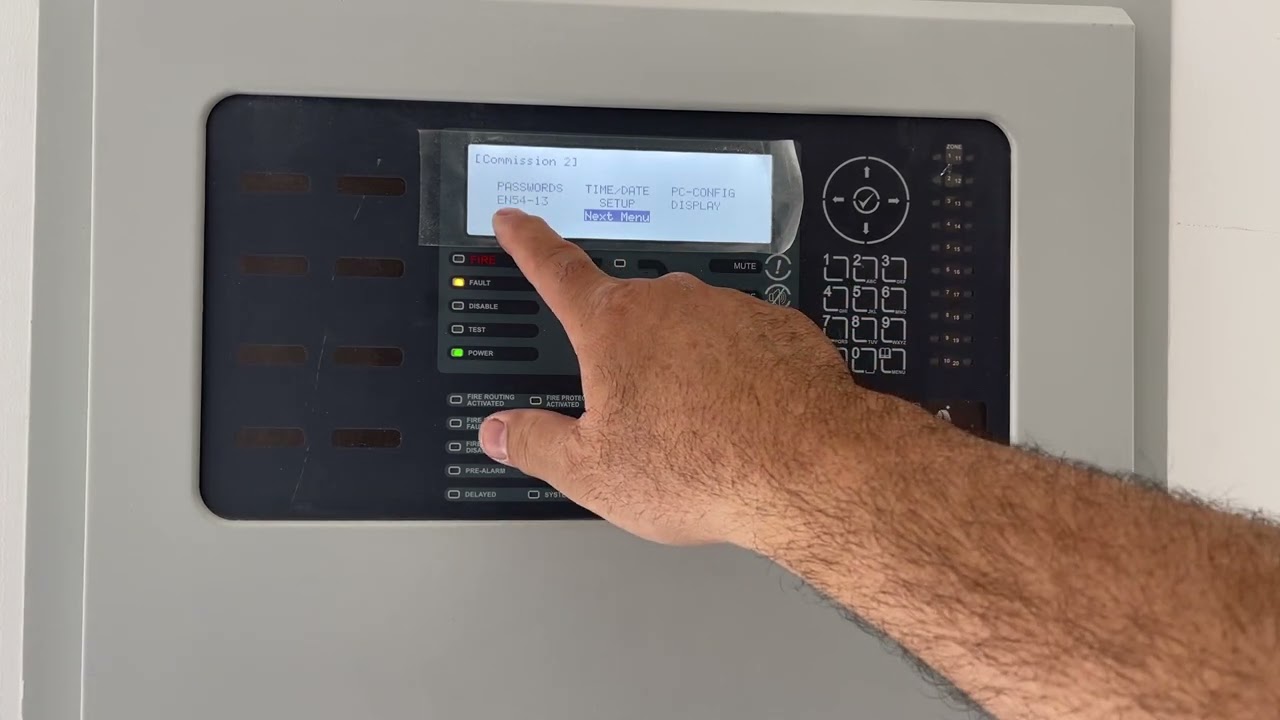 Advanced Mxpro 5 fire alarm panel Fault Show Loop Load Current High Resistance