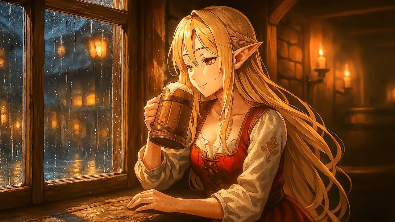 Cozy Autumn Tavern 🍂 | Medieval Tavern Fantasy Music | D&D Fantasy Tavern Celtic Music for Relaxing
