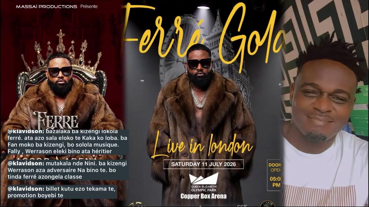 Ferre Gola a Accor Arena Tolanda Fiston Frappe toyoka makambo aye koloba🤔