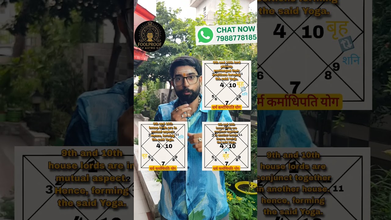 Dharma Karmadhipati yoga #astrology #astrolessons #astro #astrologer #education #knowledge #jyotish