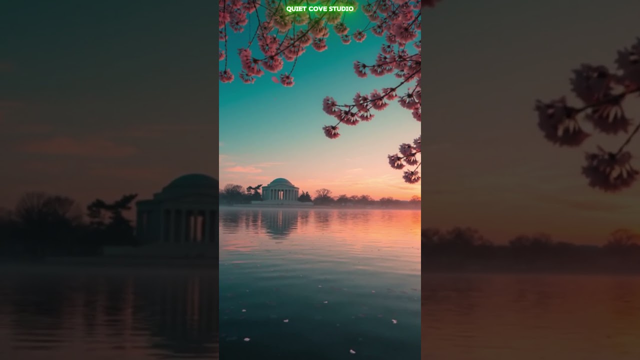 POV Serene Washington DC 🌸 Lofi Relaxing Music for Focus & Calm
