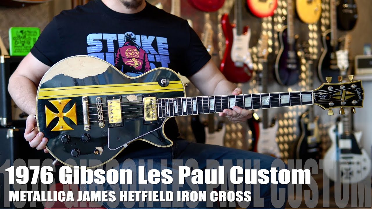The Metallica signature we didn't get - The Gibson Les Paul Custom Iron Cross