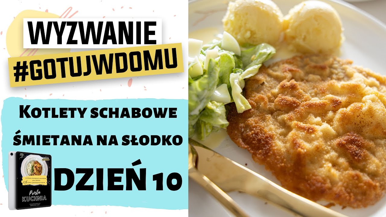Wyzwanie 14 dni 🔥 Dzień 10: Kotlety schabowe i sałata na słodko | Ugotowani.tv HD