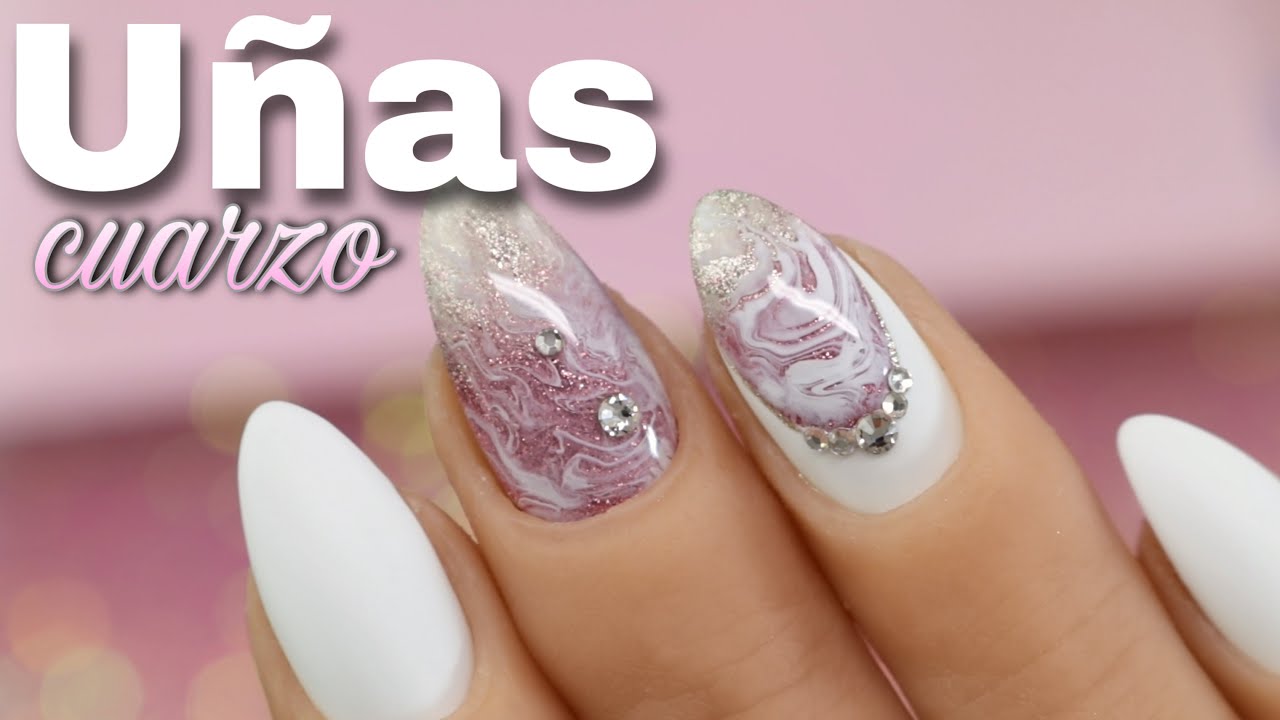 Uñas EFECTO CUARZO 💅🏻 (paso a paso)